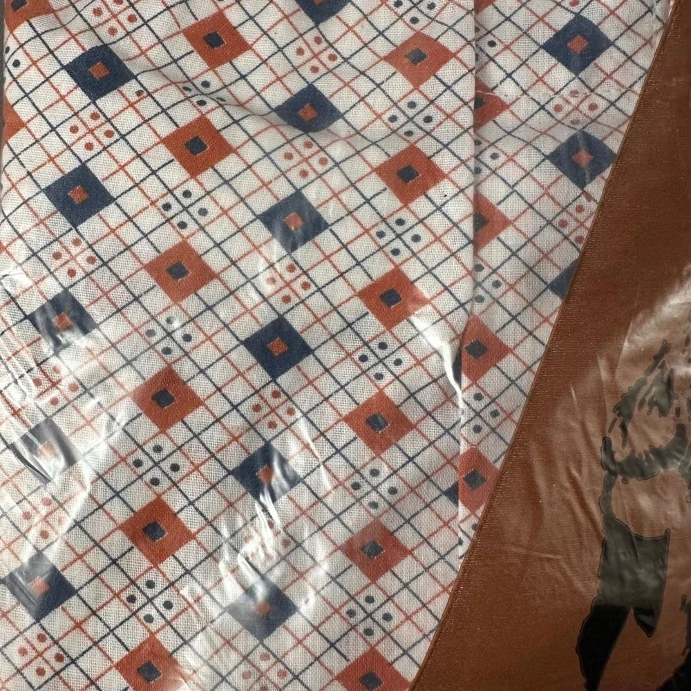 Vintage 70s Jockey Suprel Boxer Short 40 Polyester Cotton 2 Pack Retro Geometric